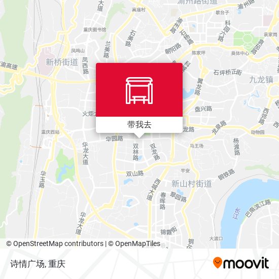 诗情广场地图