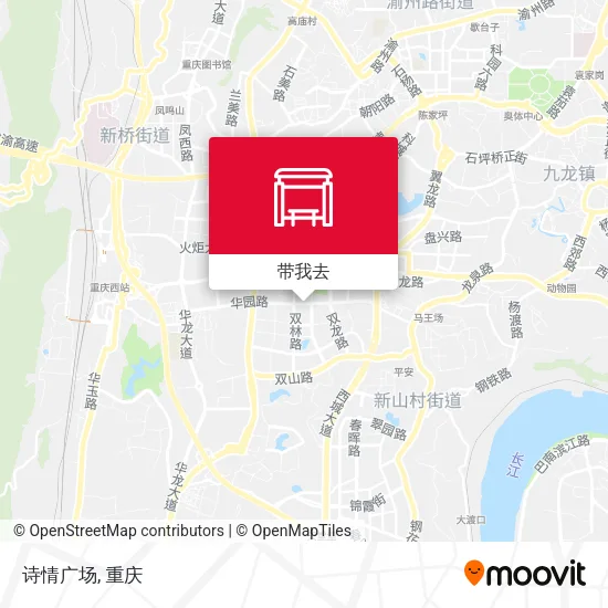 诗情广场地图