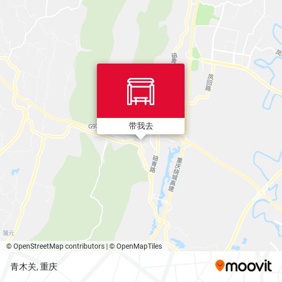 青木关地图