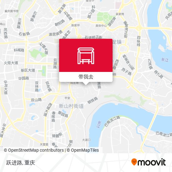 跃进路地图