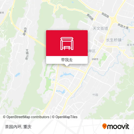 茶园内环地图