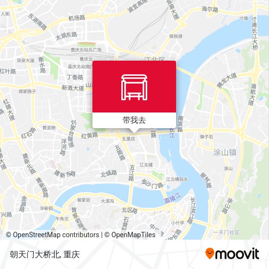 朝天门大桥北地图