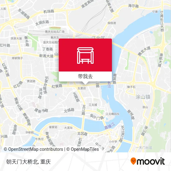 朝天门大桥北地图