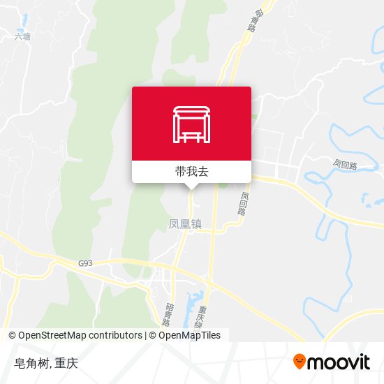 皂角树地图