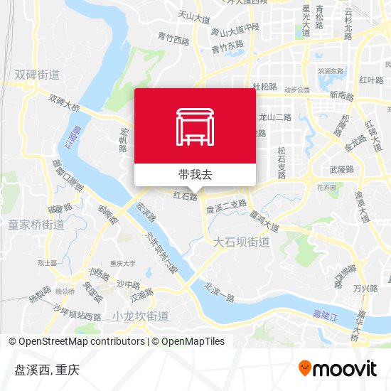 盘溪西地图