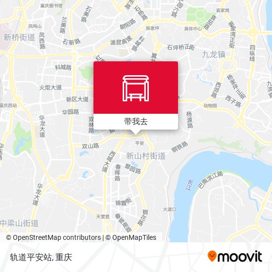 轨道平安站地图