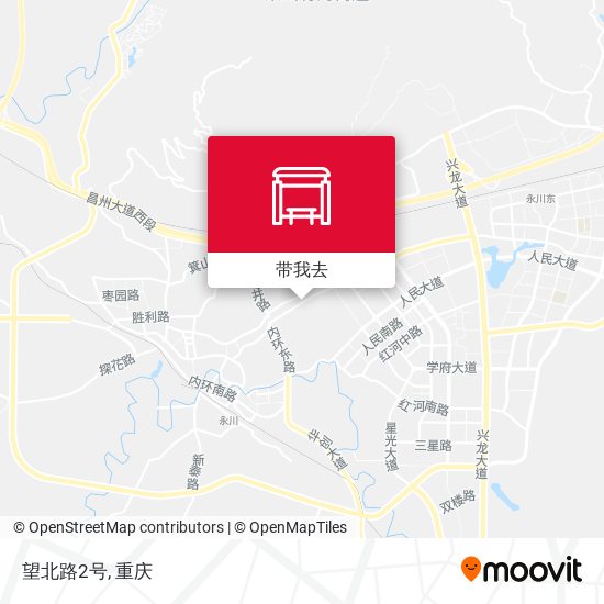 望北路2号地图