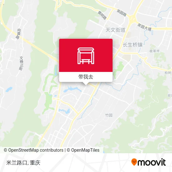 米兰路口地图