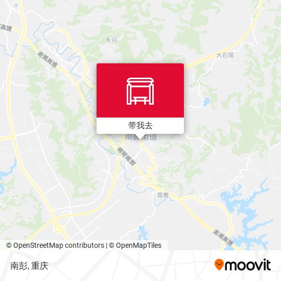 南彭地图