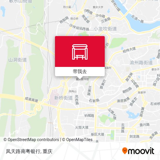 凤天路南粤银行地图