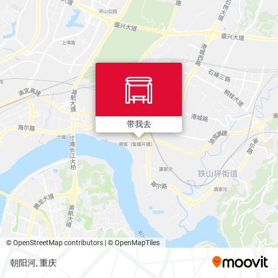 朝阳河地图