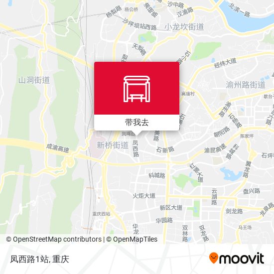 凤西路1站地图