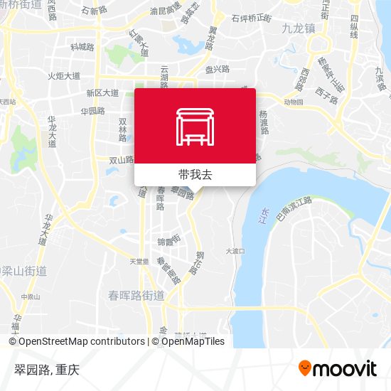 翠园路地图