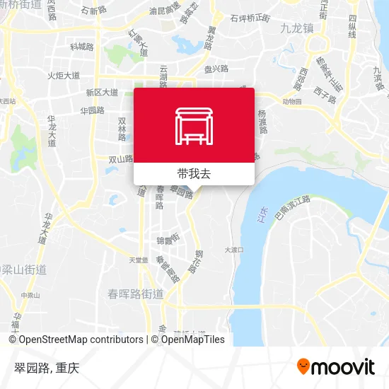 翠园路地图