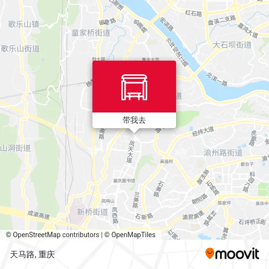天马路地图