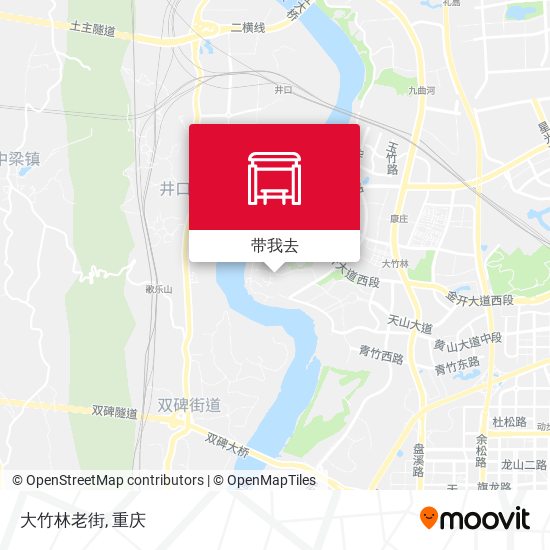 大竹林老街地图