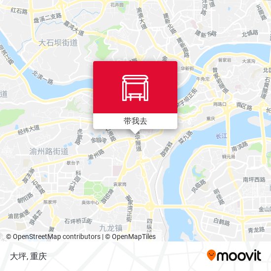 大坪地图