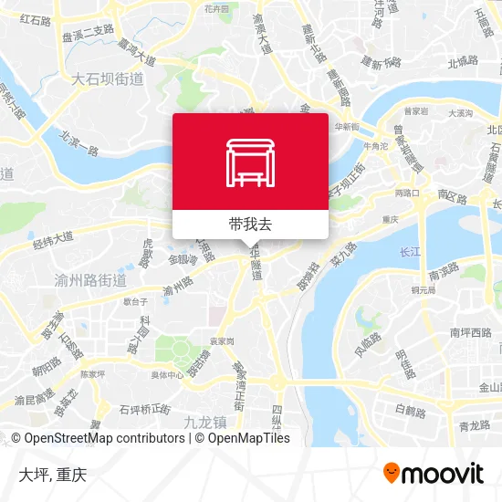 大坪地图