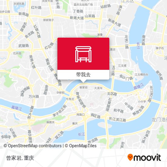 曾家岩地图