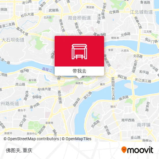佛图关地图