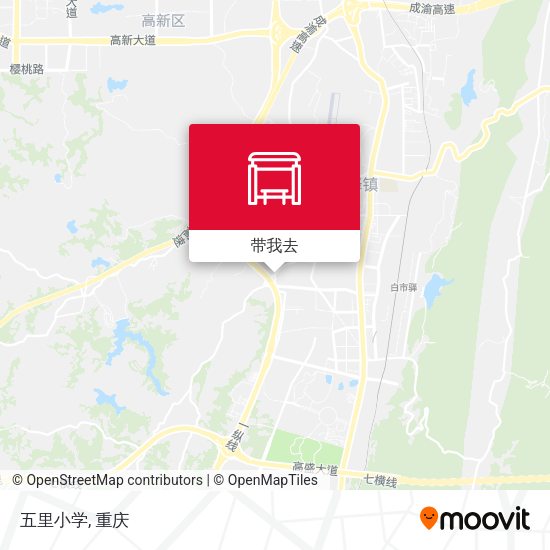 五里小学地图