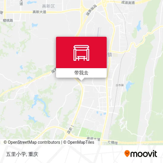 五里小学地图