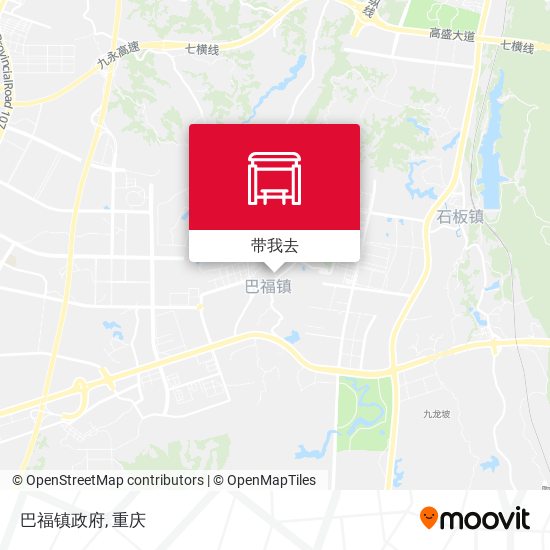 巴福镇政府地图