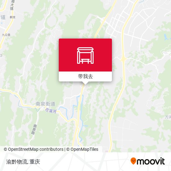 渝黔物流地图