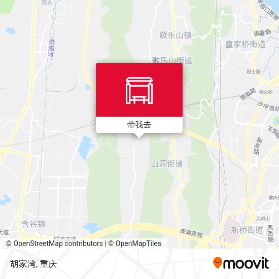 胡家湾地图