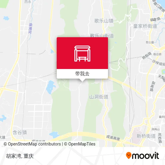 胡家湾地图