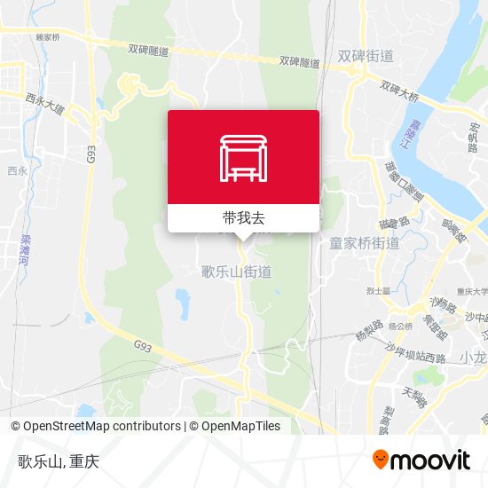 歌乐山地图
