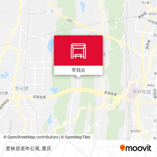 爱林居老年公寓地图