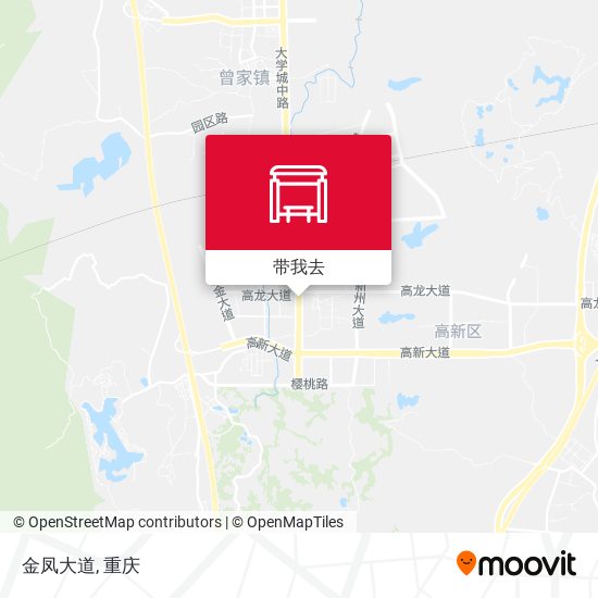 金凤大道地图