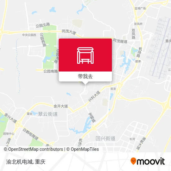 渝北机电城地图