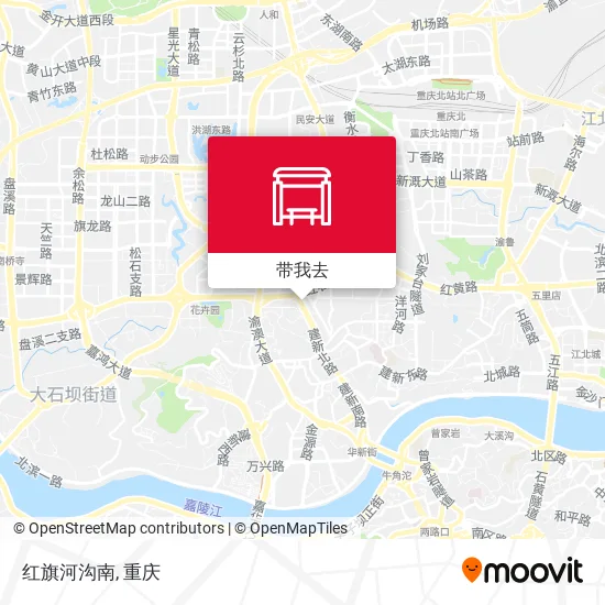 红旗河沟南地图