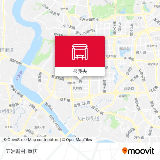 五洲新村地图