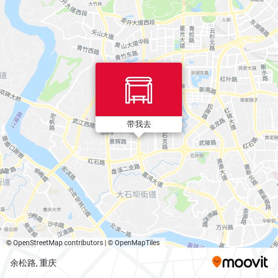余松路地图