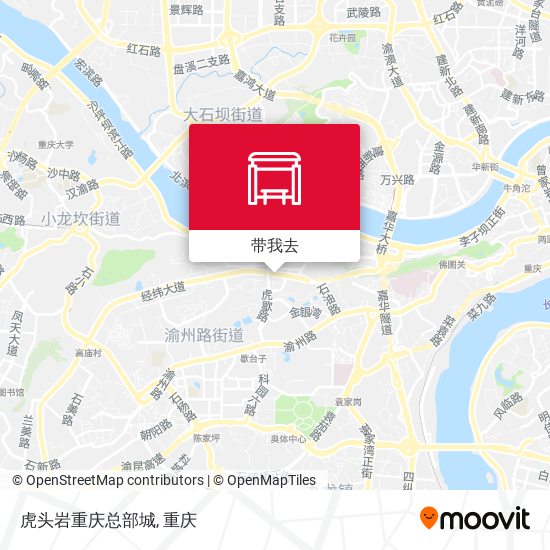 虎头岩重庆总部城地图