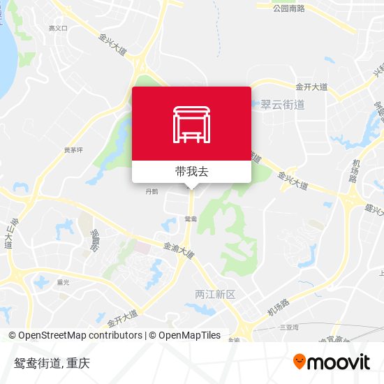 鸳鸯街道地图