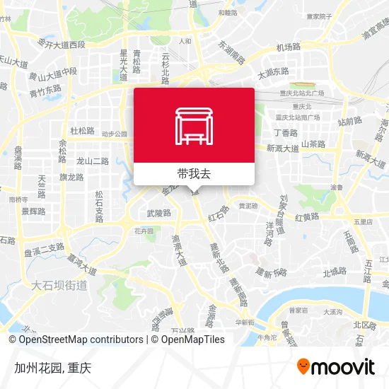 加州花园地图