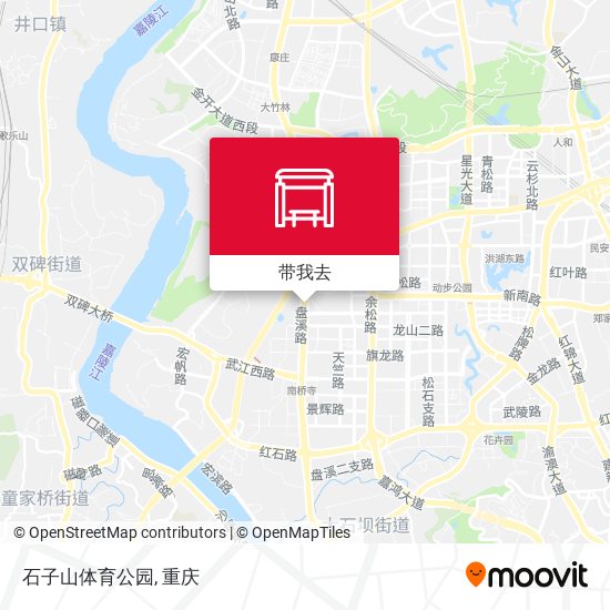 石子山体育公园地图