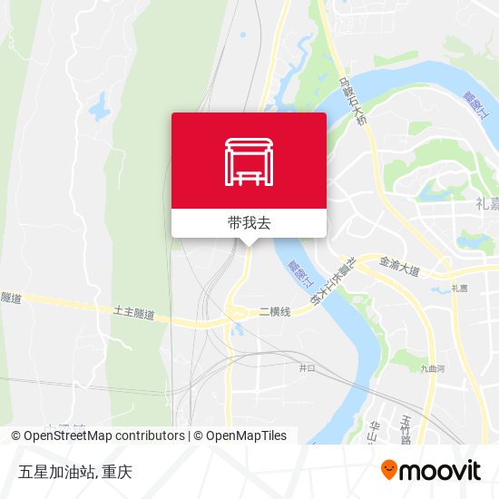 五星加油站地图