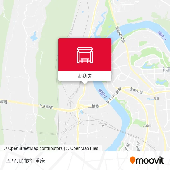 五星加油站地图