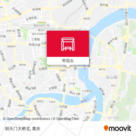 朝天门大桥北地图