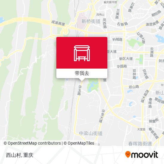 西山村地图