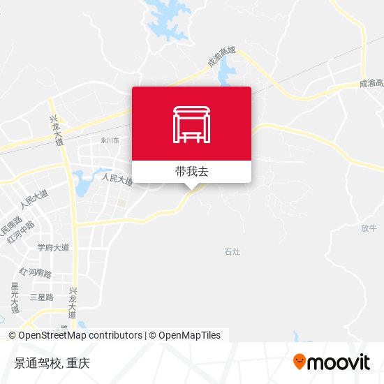 景通驾校地图