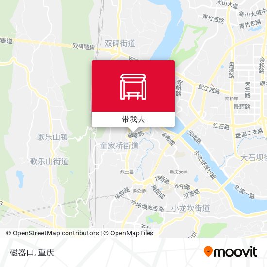 磁器口地图
