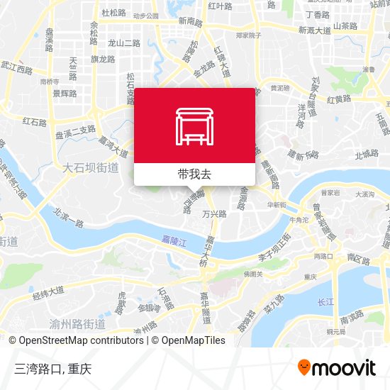 三湾路口地图