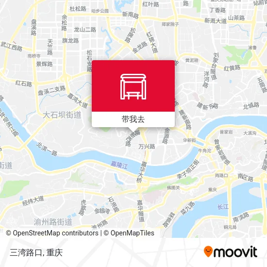 三湾路口地图
