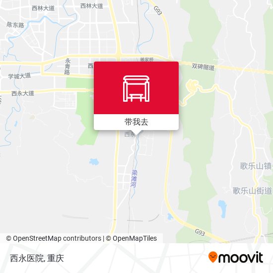 西永医院地图